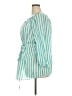Lane Bryant Stripes Green 3/4 Sleeve Blouse Size 22 - 24 Plus - photo 5