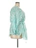 Lane Bryant Stripes Green 3/4 Sleeve Blouse Size 22 - 24 Plus - photo 4