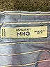 MNG Stripes Blue Long Sleeve Button-Down Shirt Size 8 - photo 4