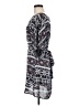 BCBGMAXAZRIA 100% Polyester Print Blue Casual Dress Size M - photo 5