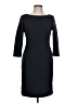 Sharagano Chevron-herringbone Black Cocktail Dress Size 10 - photo 1