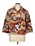 Chico's Paisley Brown Blazer Size Lg (2) - photo 1