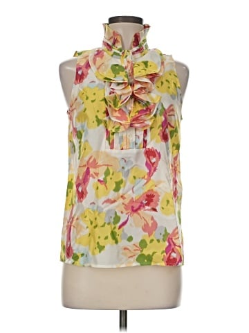 J.Crew Factory Store Sleeveless Silk Top (view 1)