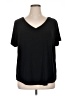 Roz & Ali Black Short Sleeve Top Size 1X - photo 1