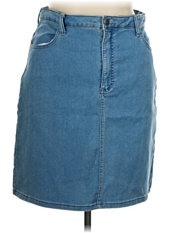 Riders by Lee Denim Skirt (view 1)
