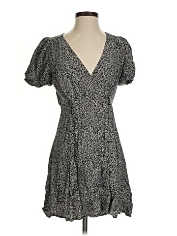 Madewell Challis Wrap Mini Dress in Tudor Floral (view 1)