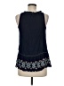 Max Studio 100% Rayon Blue Sleeveless Top Size M - photo 2