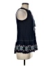 Max Studio 100% Rayon Blue Sleeveless Top Size M - photo 4