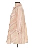 Chico's 100% Linen Stripes Pink 3/4 Sleeve Button-Down Shirt Size Lg (2) - photo 5