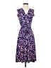 Leota Print Blue Casual Dress Size S - photo 1