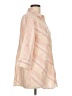 Chico's 100% Linen Stripes Pink 3/4 Sleeve Button-Down Shirt Size Lg (2) - photo 4