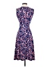 Leota Print Blue Casual Dress Size S - photo 2