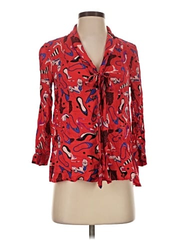 Maeve by Anthropologie 3/4 Sleeve Blouse (view 1)
