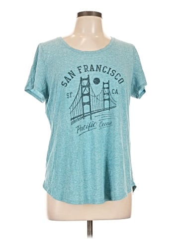 St. John's Bay Short Sleeve T-Shirt (view 1)