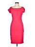 Bisou Bisou Solid Pink Cocktail Dress Size 10 - photo 1