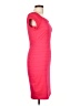 Bisou Bisou Solid Pink Cocktail Dress Size 10 - photo 4