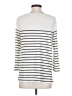 J.Crew Collection Silver 3/4 Sleeve Top Size S - photo 2