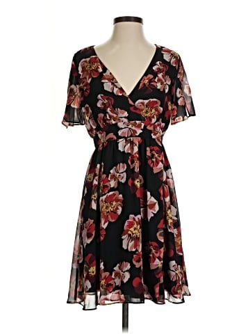 Madewell Tulip-Sleeve Mini Dress in French Rose (view 1)