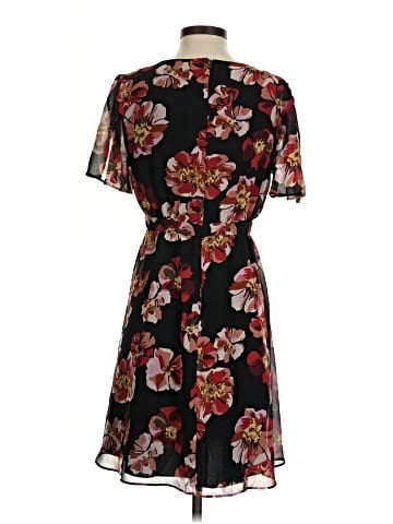 Madewell Tulip-Sleeve Mini Dress in French Rose (view 2)