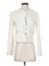 Zara Argyle Chevron-herringbone Jacquard Tweed Ivory Jacket Size XS - photo 1
