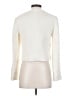Zara Argyle Chevron-herringbone Jacquard Tweed Ivory Jacket Size XS - photo 2