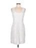 Calvin Klein 100% Polyester White Casual Dress Size 8 - photo 1