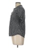 Always Indigo 100% Polyester Checkered-gingham Black 3/4 Sleeve Blouse Size L - photo 5