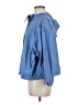 Donna Karan New York 100% Polyester Solid Blue Raincoat Size M - photo 5