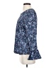 J.Crew Blue Long Sleeve Blouse Size S - photo 5