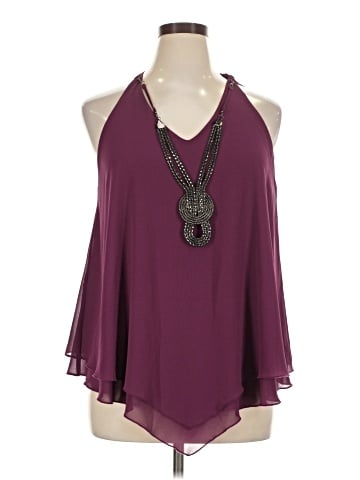 Roz & Ali Sleeveless Blouse (view 1)