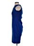 Rebecca B. 100% Polyester Solid Blue Cocktail Dress Size 2 - photo 5