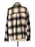 La Miel 100% Polyester Plaid Tan Jacket Size L - photo 2