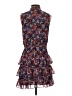 1.State 100% Polyester Paisley Blue Cocktail Dress Size S - photo 2