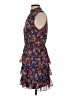 1.State 100% Polyester Paisley Blue Cocktail Dress Size S - photo 5