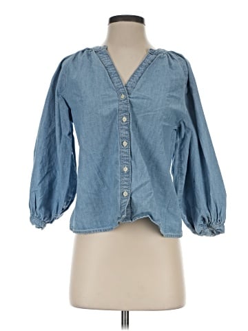 Levi's 3/4 Sleeve Button-Down Shirt (view 1)