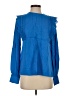Reiss Blue Long Sleeve Blouse Size 0 - photo 1