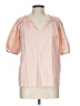 Old Navy 100% Cotton Pink Short Sleeve Blouse Size L - photo 1