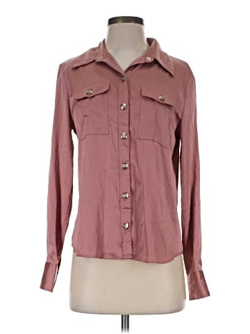 White House Black Market Long Sleeve Button-Down Shirt (view 1)