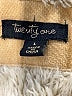 Twenty One 100% Cotton Gold Jacket Size L - photo 6