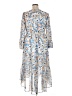 Joie 100% Polyester Print Blue Casual Dress Size XL - photo 2