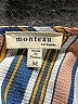 Monteau Stripes Orange Blue Jumpsuit Size M - photo 4
