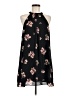 CeCe 100% Polyester Floral Black Casual Dress Size 6 - photo 1