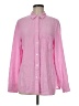 J.Crew 100% Cotton Color Block Pink Long Sleeve Button-Down Shirt Size 8 - photo 1