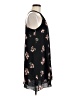 CeCe 100% Polyester Floral Black Casual Dress Size 6 - photo 4