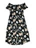 Forever 21 Floral Black Dress Size 7 - 8 - photo 2