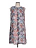 H&M 100% Polyester Paisley Gray Casual Dress Size 10 - photo 1