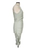Unbranded Solid Gray Cocktail Dress Size L - photo 4
