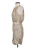 BCBGMAXAZRIA Metallic Silver Cocktail Dress Size XS - photo 5
