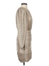 BCBGMAXAZRIA Metallic Silver Cocktail Dress Size XS - photo 4