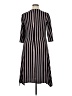 Mlle Gabrielle Stripes Black Casual Dress Size 1X - photo 2